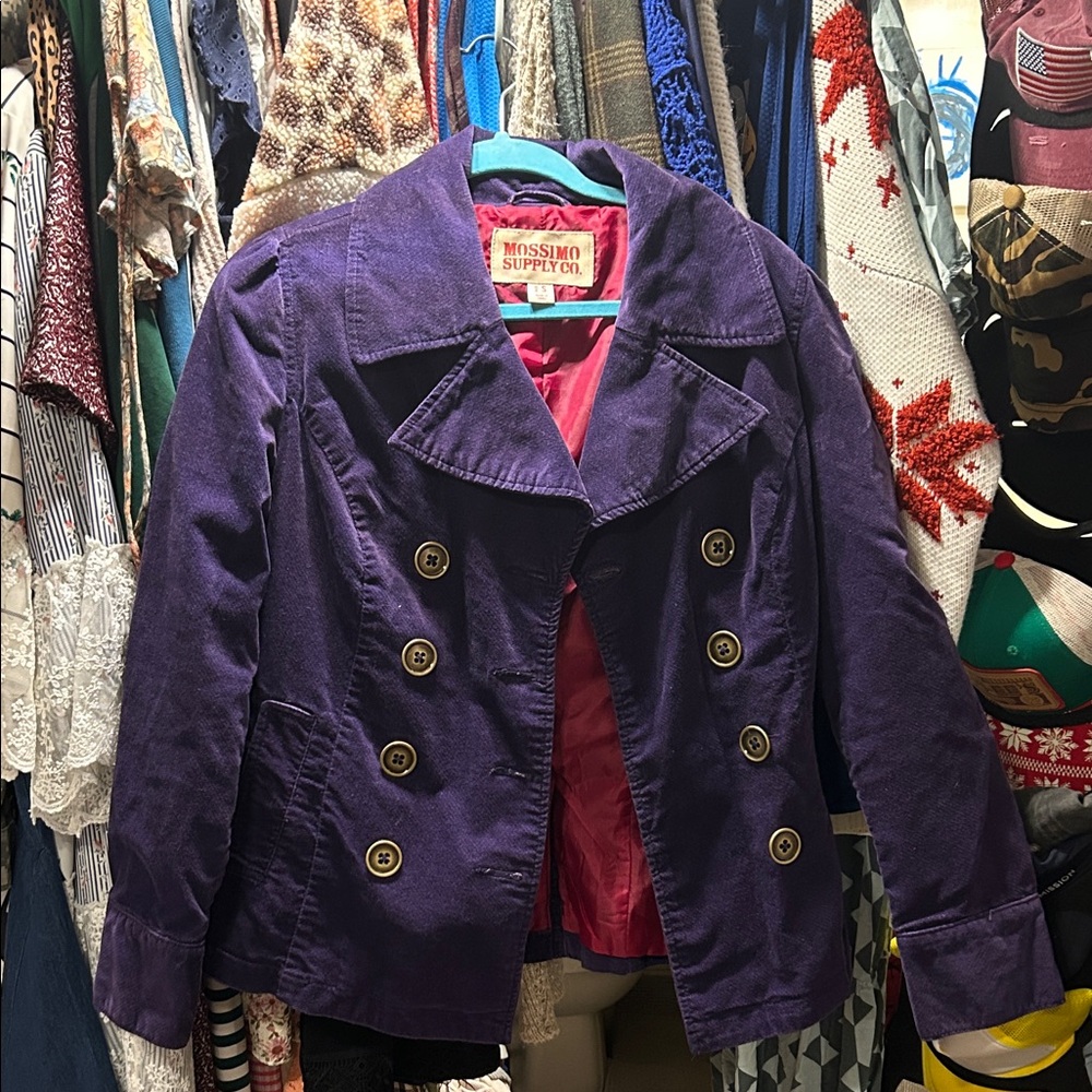 Mossimo Supply Co. Women's Deep Purple Blazer